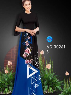 Vải Áo Dài Hoa Đào AD 30261 22